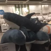 Домашняя плюшевая игрушечная акула Ikea подлинный агент по покупке дома