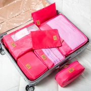 Phiên bản 7 túi chống nước túi du lịch Túi hành lý du lịch Gói phân loại quần áo Bộ đồ bảy mảnh - Túi du lịch