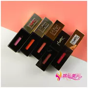 Tóc thứ hai YSL Saint Laurent gương sáng môi màu đen Ống nước hôn môi 12 # 9 # 419 # 407 # 416 # 202 - Son bóng / Liquid Rouge