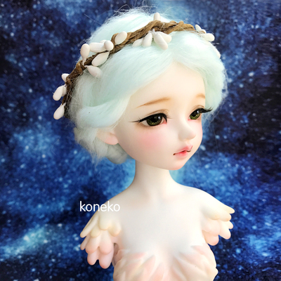 taobao agent [Free shipping over 58] BJD wig long hair head imitation wool SD doll 3468 points of mint color can be used