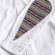 GIẢM nước áo sơ mi cotton oxford áo dài tay không VISVIM WTAPS MDNS Yu Wenle - Áo