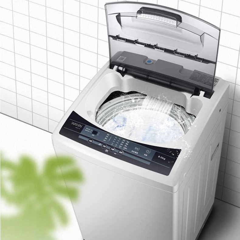 Máy giặt Midea Hualing HB80-C1H 8 kg KG mâm giặt, dòng nước thác, chương trình giặt nhanh động cơ chất lượng - May giặt
