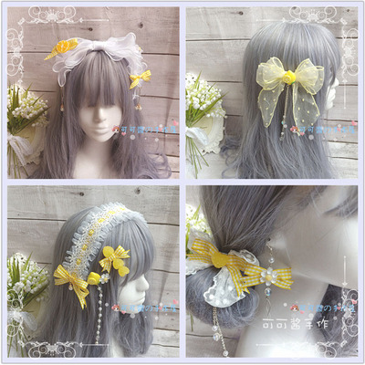 taobao agent Lemon Japanese hair accessory, headband, Lolita style