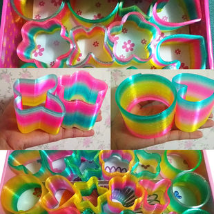 Умная игрушка для детского сада, магический пластиковый пружок Slinky, раннее образование, ностальгия