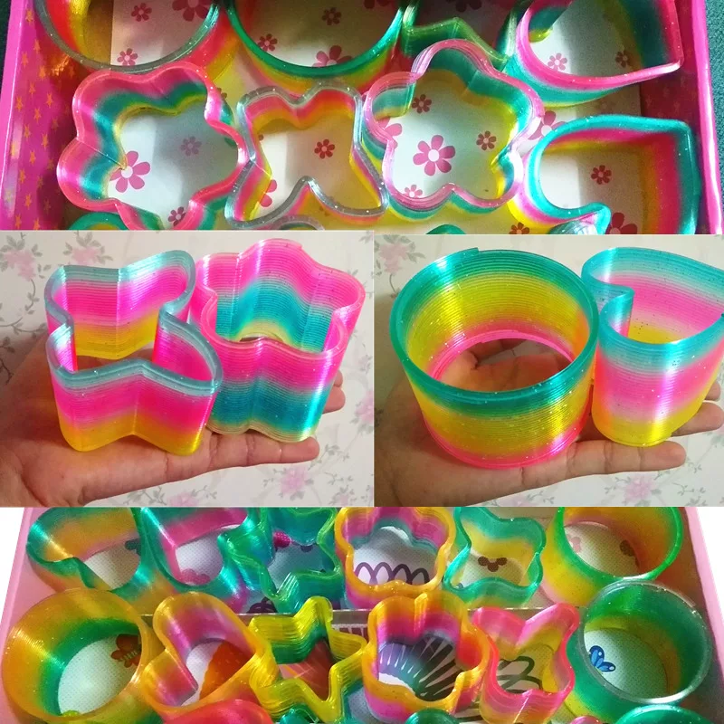Умная игрушка для детского сада, магический пластиковый пружок Slinky, раннее образование, ностальгия