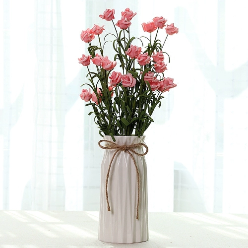 Полный Tiansang Vase Swing, творческая домашняя комната, белый фарфор маленький свежий сухой цветок, цветочный композиция, простая современная керамическая цветочная посуда