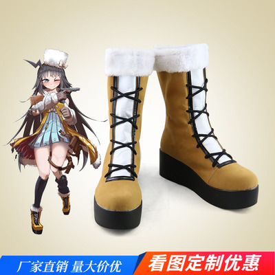 taobao agent Girl Frontline Spring Jin Pure Cosplay Shoes COS Shoes Professional Belt Drawing