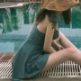 Hàn Quốc retro thép tấm tập hợp giảm béo bụng váy swing tóm tắt bảo thủ bãi biển 2 bộ áo tắm nữ chia - Bộ đồ bơi hai mảnh đồ bơi 2 mảnh dạng váy