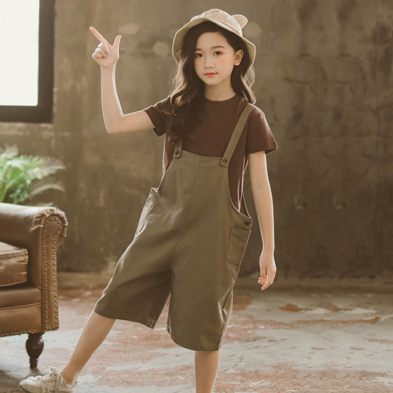 Quần áo trẻ em mùa hè 2020 cho bé gái áo thun ngắn tay - Phù hợp với trẻ em