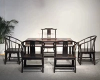 Tianxiang Allure Lào gỗ hồng sắc đỏ Bàn trà đơn kiểu Ming và bàn Sian gỗ hồng mộc giải trí bàn trà gỗ gụ - Bộ đồ nội thất ghế sofa đẹp hiện đại giá rẻ