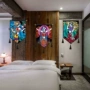 bức tranh giường và treo Buổi ăn sáng gió quốc gia vải tấm thảm trang trí Inn phòng bối cảnh sinh hoạt phòng ngủ cạnh giường tấm thảm - Tapestry thảm treo tường anime