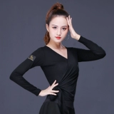 Квадратный танцевальный костюм новый стиль модальный танцевальный топ с длинным рукавом костюм для взрослой танце
