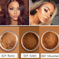 Beauty Black Makeup Wheat Color Powder Bộ phấn trang điểm Nam Lady Shadow Repair Face Repair Powder phấn phủ nyx