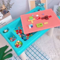 Lego, универсальный конструктор, строительные кубики, игрушка, обучающая система хранения для игр в воде для игры с песком, мелкие частицы