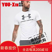 Áo phông thể thao nam Dema UA ngắn tay bằng cotton polyester logo lớn áo thun thể thao -1257615 áo thun tập gym nữ