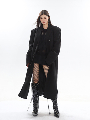 taobao agent Demi-season design minimalistic suit, trench coat, trend of season