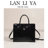 Ретро модная вместительная и большая портативная универсальная сумка на одно плечо, из натуральной кожи