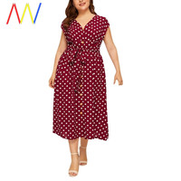 Big Size Fat Plus Dresses Women Dress Summer Loose Red For