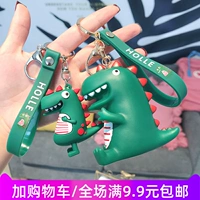 Креативная игрушка, динозавр, брелок, ранец, рюкзак, украшение на сумку, тираннозавр Рекс, креативный подарок, издает звуки