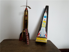 Игрушка 老玩具 铁皮玩具 火箭 35厘米