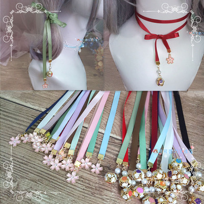 taobao agent Hanfu, hair accessory, small bell, necklace, cosplay