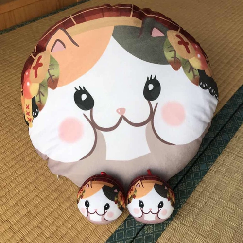 [Spot] Final Fantasy 14 FF14 Cat Big Fat PO -Poor Pillow Displow Подушка подушка сжимает кулон Tuzi