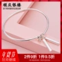 Shun Khánh Silver House 999 bạc nguyên chất Yin Sui sterling bạc vòng đeo tay Nhật Bản và Hàn Quốc cá tính đơn giản để gửi quà sinh nhật cho bạn gái vòng tay cartier