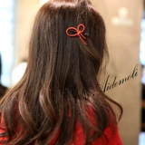 Aroma zone, импортный аксессуар для волос, лента с бантиком, заколка для волос, в корейском стиле