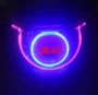Áp dụng Ống kính xe máy Emma Warcraft Sửa đổi ống kính Q5 Đèn pha Devil Angel Eye Xenon Light Phụ kiện 12V - Đèn HID xe máy đèn pha xe máy honda
