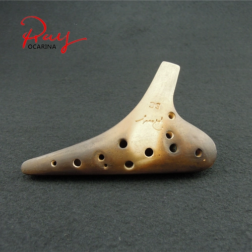 Zi Lei Toueo 12 -Hole Sc Ocarina Трибл -кубин -обжаренный большой мастерство