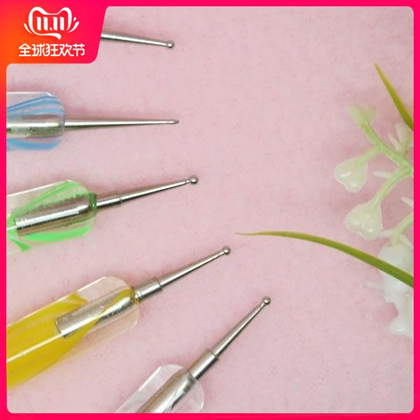 Dụng cụ làm móng, bút hoa, bút khoan, bút chấm sóng, bút móc hoa, bút khoan hai đầu, kiểu thùng bút sóng - Công cụ Nail