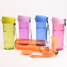 Герметичная бутылка 特百惠水杯 茶韵随手杯380ml带官方防伪便携运动旗舰学生正品店