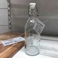 Ikea, бутылка, прозрачный глянцевый дозатор масла