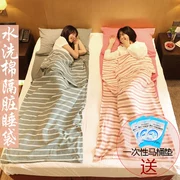 Bông tuyết cáo bông giặt bông bẩn túi ngủ du lịch khách sạn băng qua chăn bẩn khách sạn đôi chống bẩn ngủ - Túi ngủ