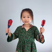 Hot [] bộ gõ tay cầm bằng gỗ castanets mẫu giáo giáo dục sớm đồ chơi học sinh bộ gõ - Đồ chơi nhạc cụ cho trẻ em