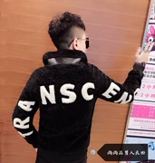 Áo khoác lông nam một mùa 2018 áo khoác da đẹp trai phiên bản Hàn Quốc cá tính lưng dày da ngắn
