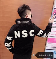 Áo khoác lông nam một mùa 2018 áo khoác da đẹp trai phiên bản Hàn Quốc cá tính lưng dày da ngắn áo khoác gió nam