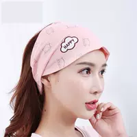 Mũ mặt trăng dễ thương phim hoạt hình mùa hè băng đô headband mỏng băng phụ nữ mang thai sau sinh bị giam cầm điều dưỡng headband mùa hè của mẹ - Mũ thai sản / Vớ / Giày khăn quấn đầu cho mẹ sau sinh