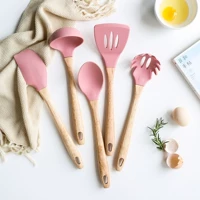 Nanxi Silicone Spacula Drinke Resectaint Hightemangy Rend Hardel, нежигальная лопата горшка Spoon Spath