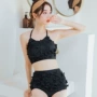 Phiên bản Hàn Quốc 2019 của thời trang mới áo tắm nóng xuân phù hợp với nữ hai mảnh ngực nhỏ eo cao gợi cảm bikini liền mảnh màu - Bikinis áo tắm sexy