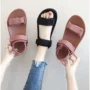 Dép nữ gió 2019 Velcro giày đế bằng hoang dã đi biển - Giày thể thao / sandles dép sandal nữ đi học cấp 2