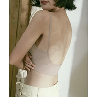 Комфортный ультратонкий тонкий бюстгальтер без косточек, бюстгалтер, утяжка для груди, летняя майка топ, с открытой спиной, красивая спина