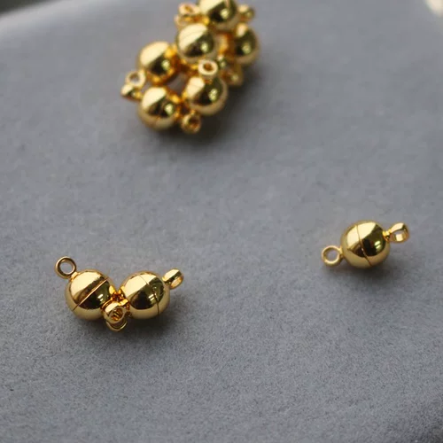 Аксессуары, браслет, магнитное ожерелье, 18 карат, золотой цвет, 5/6/8мм