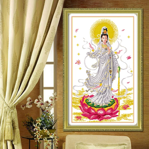 Drip Water Guanyin Cross 2019 Новая линия вышита
