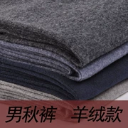 Quần nam mùa thu cotton đơn mảnh dày cotton trẻ trung kích thước lớn phần mỏng quần cashmere Quần dài ấm