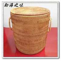 Вьетнамская виноградные лозы ручной работы, небольшие корзины из чайной упаковочной коробки, бамбуковой корзины, вьетнамская импортная бамбуковая бамбука бамбука