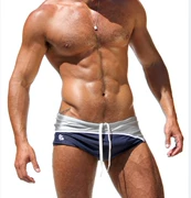 2 mảnh chính hãng thời trang mới của AQUX quần lửng eo thấp quần boxer quần bơi - Nam bơi đầm