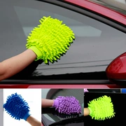 Dụng cụ rửa xe đa chức năng sợi rửa xe Găng tay không làm tổn thương sơn làm sạch găng tay