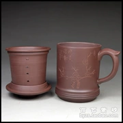 Yixing cốc cát màu tím đích thực ☆ 450cc quặng thủ công trà cát tím cup | quà tặng cốc cát màu tím nồi * B190