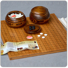 Настольная игра "GO" 围棋套装 2cm刻线楠竹棋盘 日式酸枣木棋罐